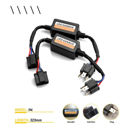 Kit Resistor Canbus Canceller 12v 50w Erro Free - Farol