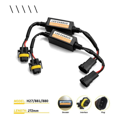 Kit Resistor Canbus Canceller 12v 50w Erro Free - Farol